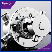 Fyeer New Water Temperature Control Brass Thermostatic Mixing Valve